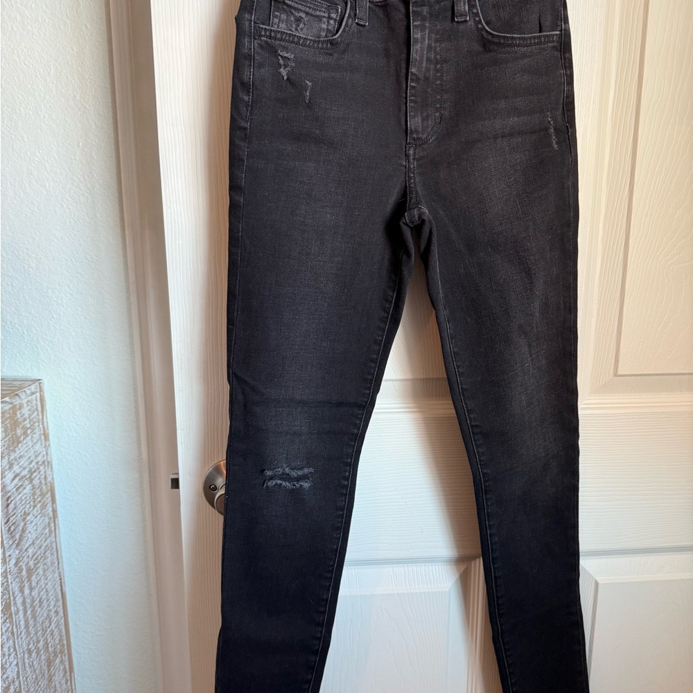 Joe’s Black Distressed Skinny Jeans